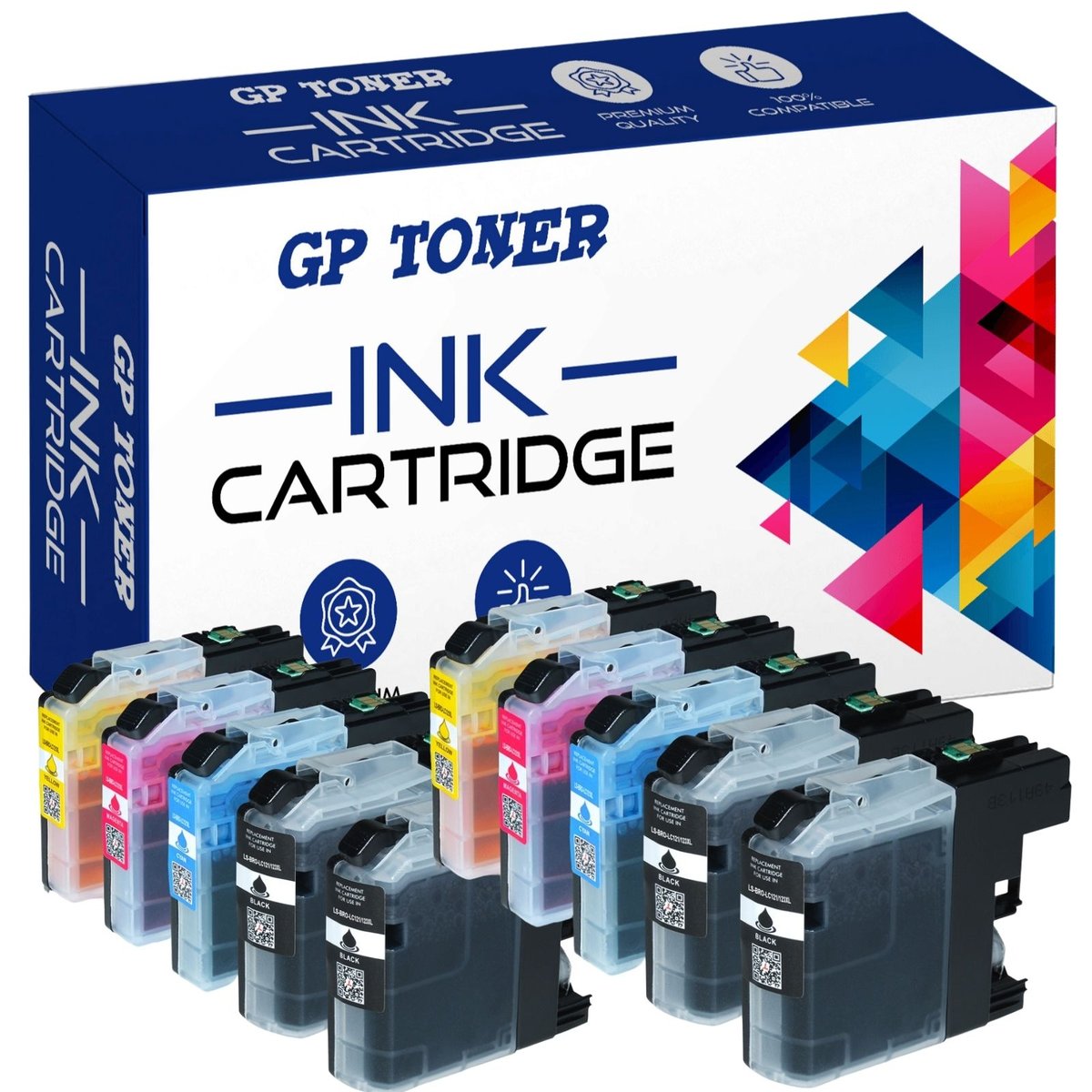 10xTUSZ Do Drukarki Brother DCP-J132W DCP-J152W