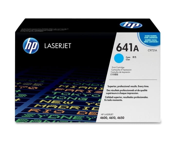 Toner HP 641A C9721A 8k C Oryginał NO BOX
