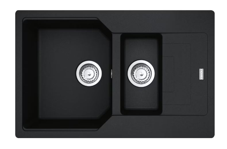 Franke Urban UBG 651-78 GSC Zlewozmywak granitowy półtorakomorowy 78x50 cm onyx 114.0687.296