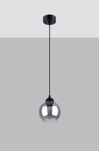 Pojedyncza lampa wisząca ze stylowym kloszem SL.1141 z serii ALINO