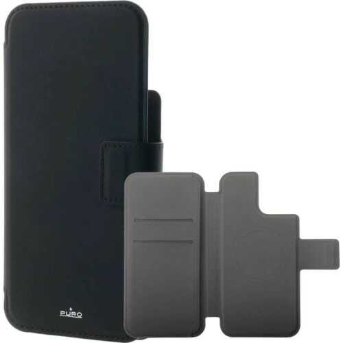 PURO Folio MagSafe Case – Etui iPhone 14 Plus / 12 Pro Max (czarny)