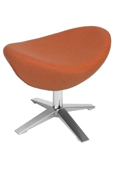 D2.Design Podnóżek Jajo Soft wełna pomarańcz JA-2717 82468