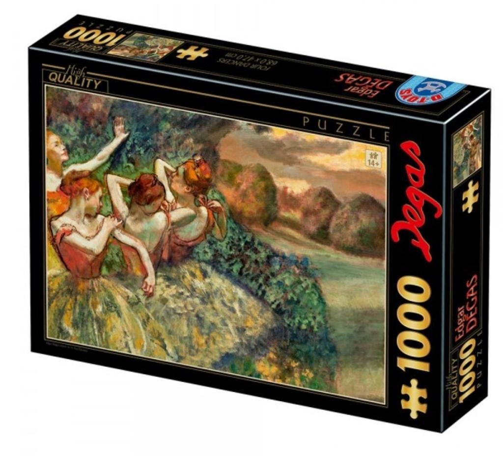 D-Toys Puzzle 1000 Edgar Degas, Cztery tancerki -