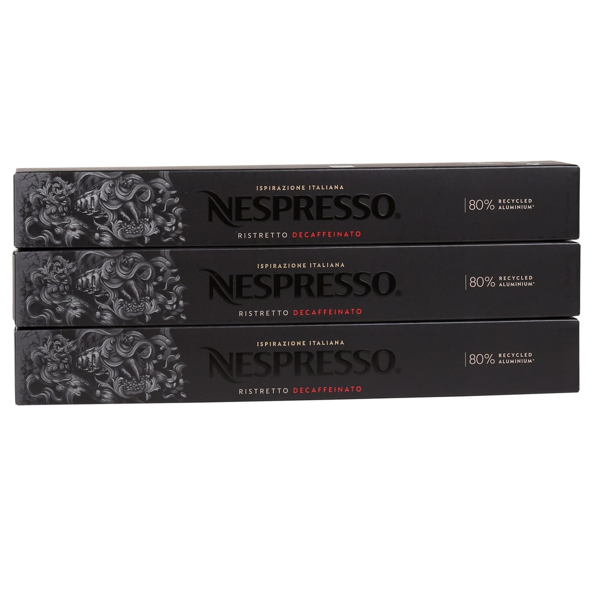 Kawa w kapsułkach o smaku Ristretto Decaffeinato, bezkofeinowa NESPRESSO 100 kapsułek