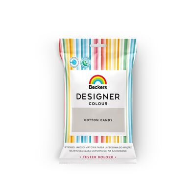 Farba lateksowa Beckers Designer Colour TESTER Cotton Candy 0,05 l
