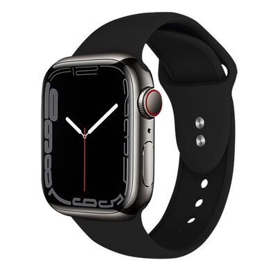 Apple Crong Pasek Crong Liquid Band do Watch 42/44 mm czarny CRG-44LQB-BLK