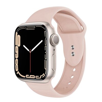 CRONG Pasek Liquid do Apple Watch 42/44/45 mm (piaskowy róż)