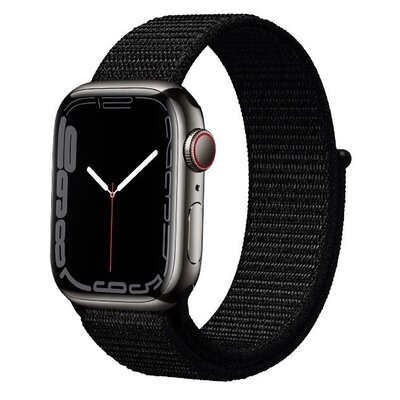 Apple Crong Pasek sportowy Crong Reflex Band do Watch 38/40 mm odblaskowy czarny CRG-40RFB-BLK