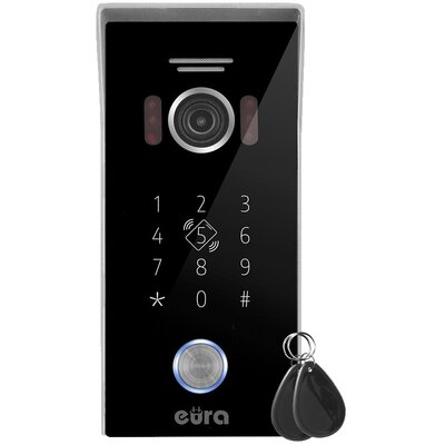 Kaseta zewnętrzna wideodomofonu EURA VDA-51C5/N - kamera 1080p., czytnik RFID