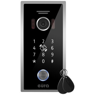 Kaseta zewnętrzna wideodomofonu EURA VDA-51C5/P - kamera 1080p., czytnik RFID