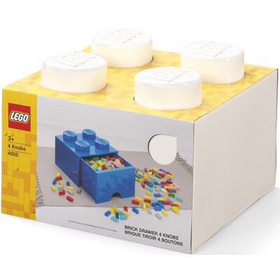 Lego POLTOP POLTOP Pojemnik z szufladą Brick 8 biały