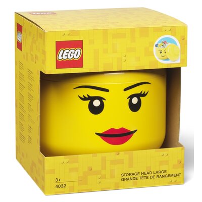 Lego Pojemnik Głowa Dziewczynki duża KURIER od 11.90! DOSTĘPNE OD RĘKI 40321725