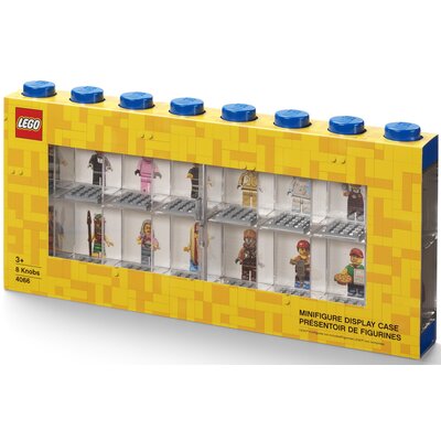 Lego POJEMNIK GABLOTKA NA 16 MINIFIGUREK NIEBIESKA 4066