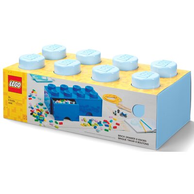 Lego Brick Drawer 8 Light Royal Blue