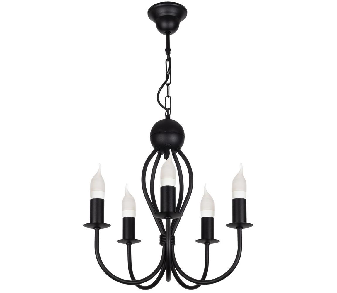 Żyrandol na łańcuchu ARTHUR 5xE14/40W/230V