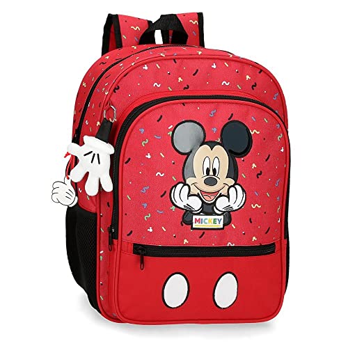 Disney It´s a Mickey Thing plecak szkolny, regulowany, czerwony, 30 x 38 x 12 cm, poliester, 13,68 l