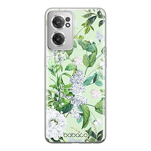 ERT GROUP etui na telefon Oneplus NORD CE 2, case oryginalny i oficjalnie licencjonowany przez Babaco, wzór Flowers 038, optymalnie dopasowane, plecki z TPU