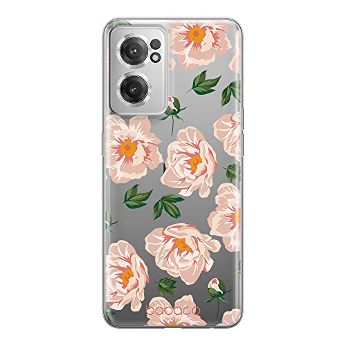 ERT GROUP etui na telefon Oneplus NORD CE 2, case oryginalny i oficjalnie licencjonowany przez Babaco, wzór Flowers 014, optymalnie dopasowane, plecki z TPU częściowo przeźroczyste