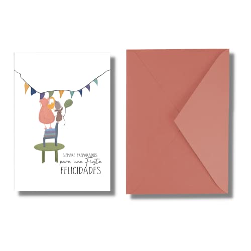 Forletter - Kartka z życzeniami, 15 x 21'5 cm, urodziny, impreza