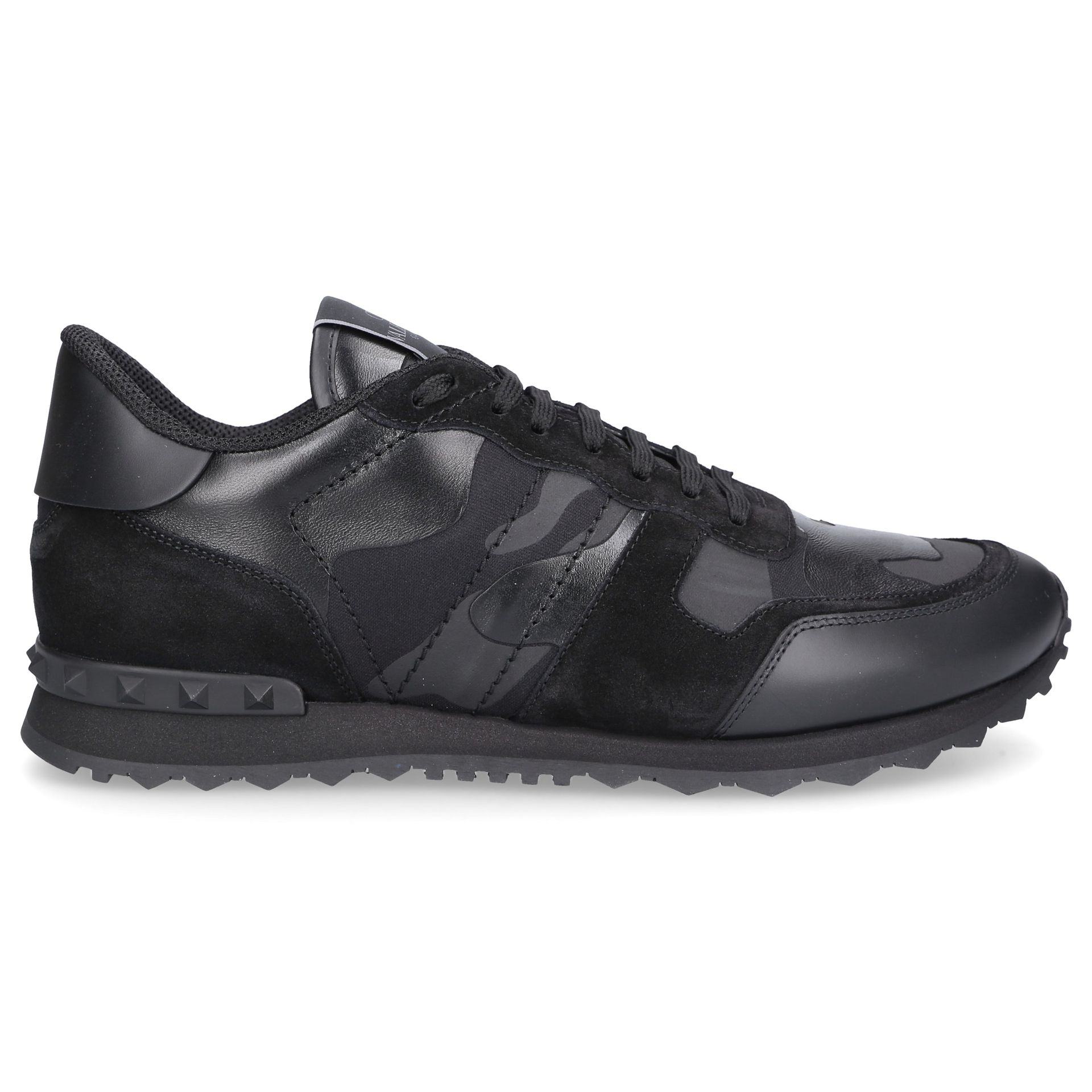 Valentino Garavani Trampki niskie ROCKSTUD zamsz