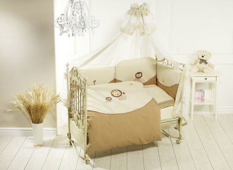 Feretti, komplet pościeli Trio Diamond Lion,100x135 cm
