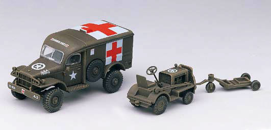 Academy, U.S Ambulance & Tow Truck, Model do sklejania, 12+