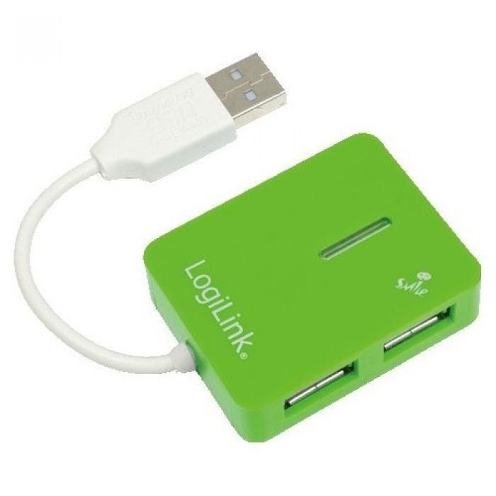 LogiLink HUB USB 2.0 4 Smile - zielony UA0138