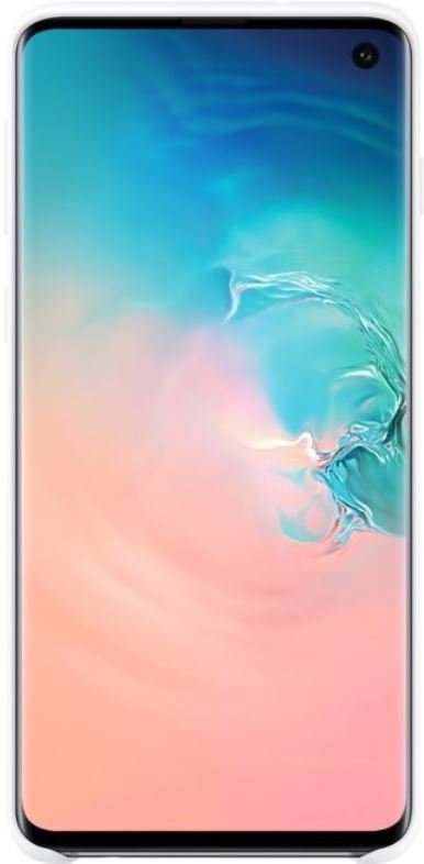 Samsung Etui Silicone Cover do Galaxy S10 Biały EF-PG973TWEGWW