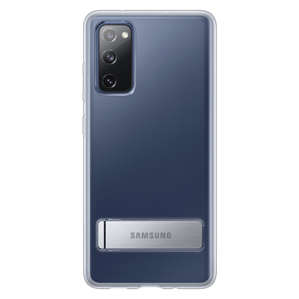 Samsung Clear Standing Cover żelowe etui pokrowiec z podstawką Galaxy S20 FE 5G przezroczysty (EF-JG780CTEGWW) EF-JG780CTEGWW