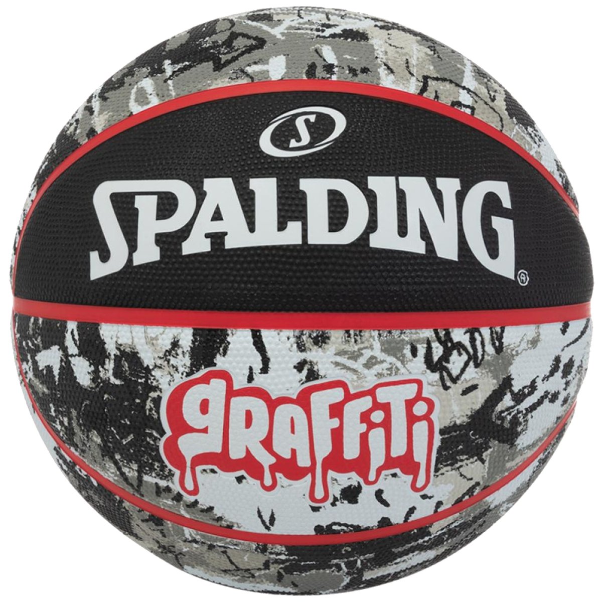 Spalding Graffiti Ball 84378Z, Unisex, Piłki Do Koszykówki, Czarne