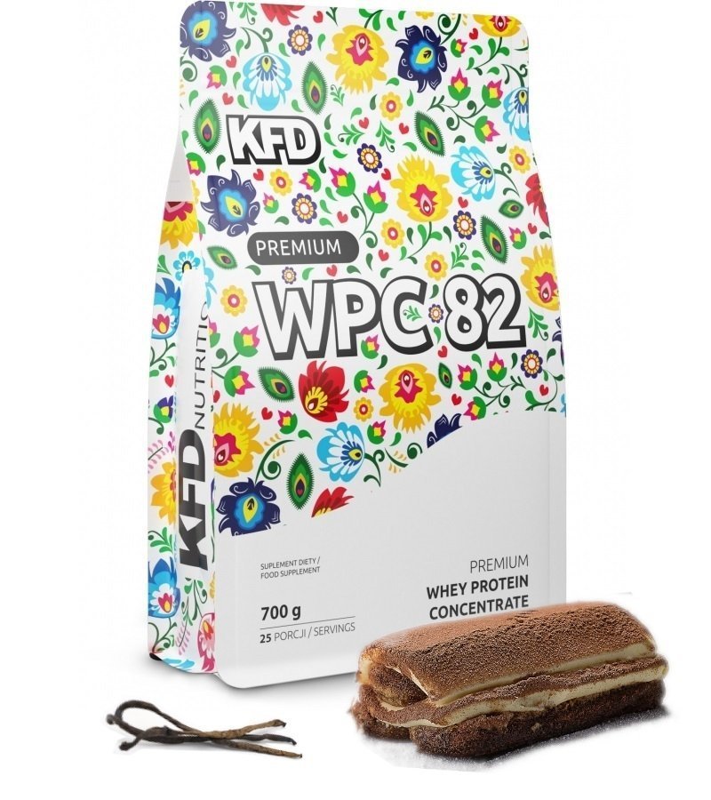 Białko KFD Premium WPC 82 700g  Wanilia- Tiramisu