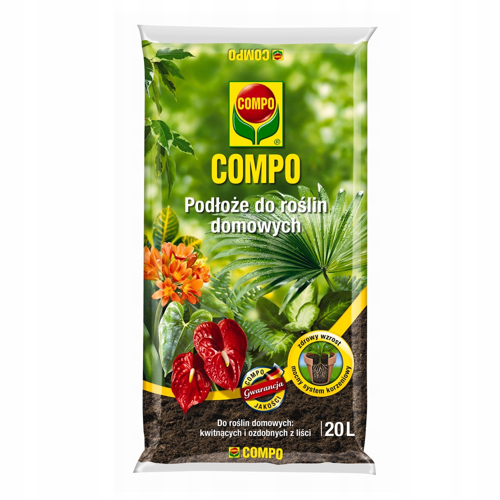 Compo Podłoże do domowych roślin zielonych 20 l, marki