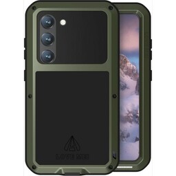 LOVE MEI Etui Pancerne + szkło Powerful do Galaxy S23, zielone
