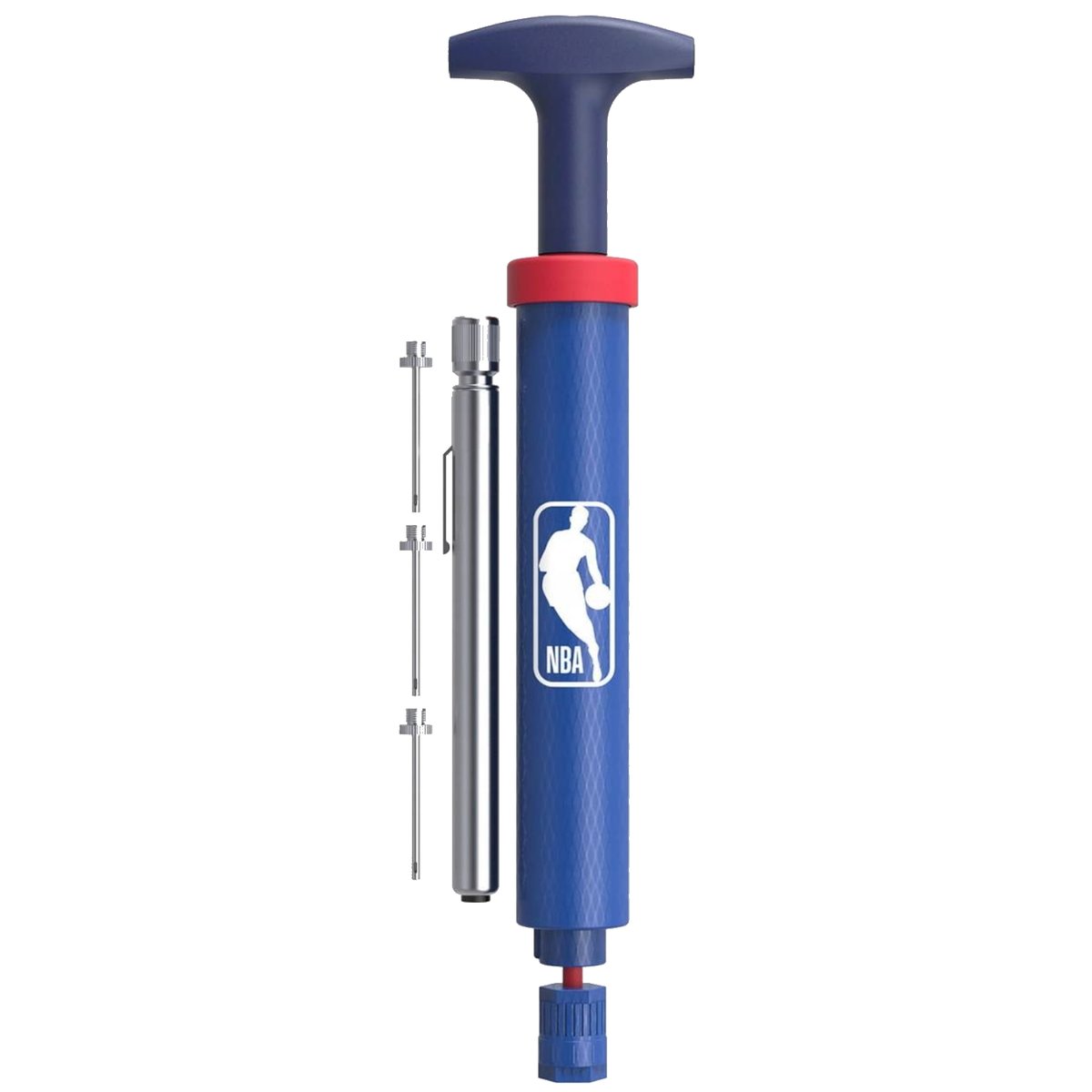 Wilson NBA DRV Pump Kit WTBA4003NBA, unisex, pompki, Niebieskie