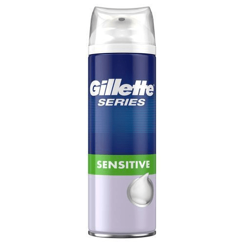 Gillette Series Pianka do golenia z aloesem Sensitive 250 ml