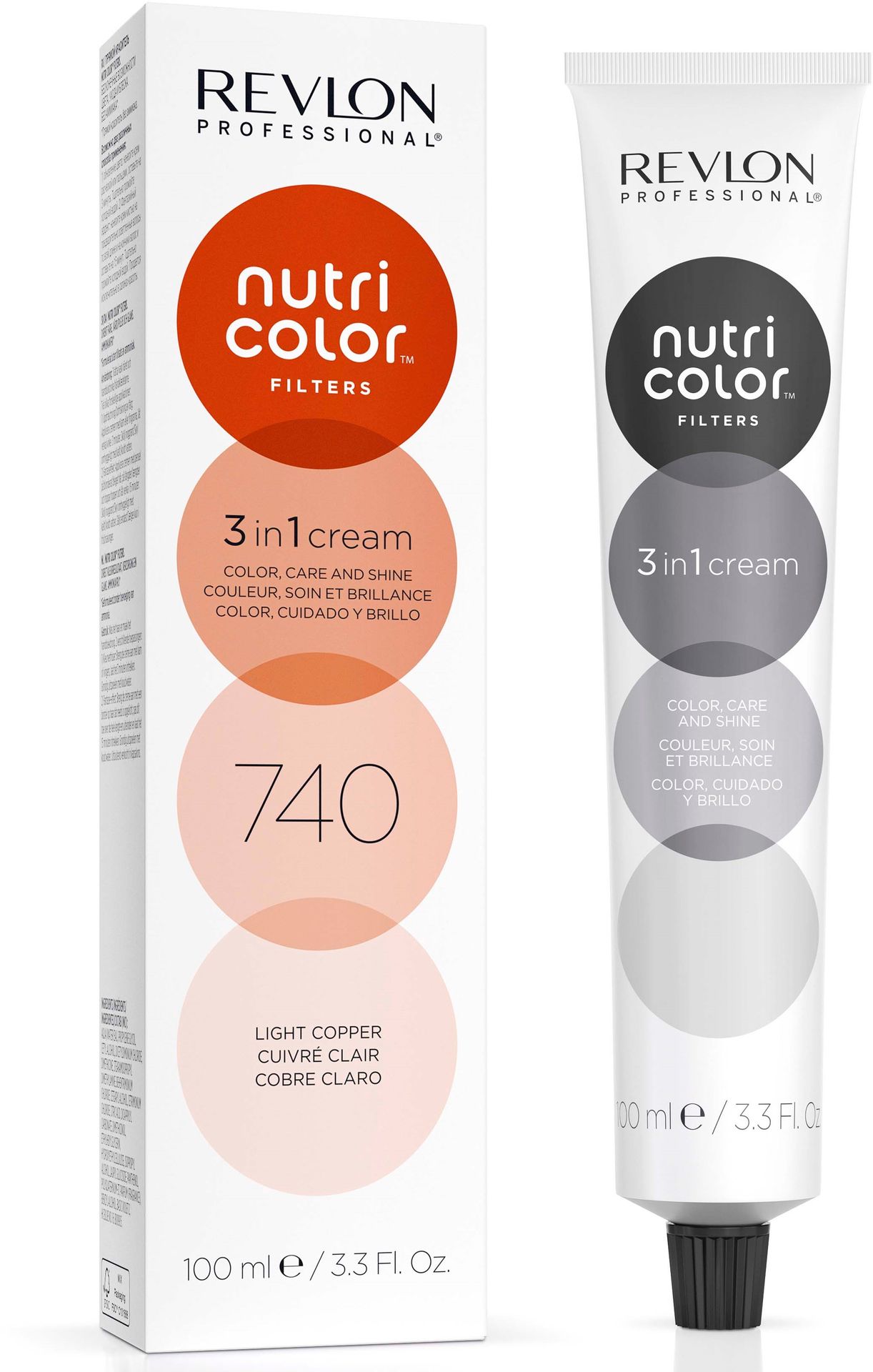 Revlon Nutri Color Filters Maska koloryzująca do włosów 740 Light Copper