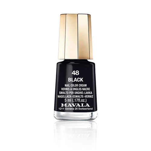 Mavala Lakiery  krem Mini Color lakier do paznokci 5 ML 5 ml czarny 48