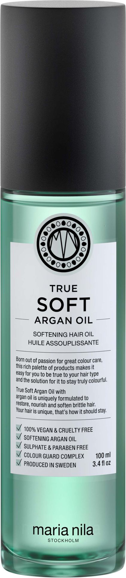 Argan Oil Odżywczy olej arganowy do włosów suchych i zniszczonych True Soft 100 ml