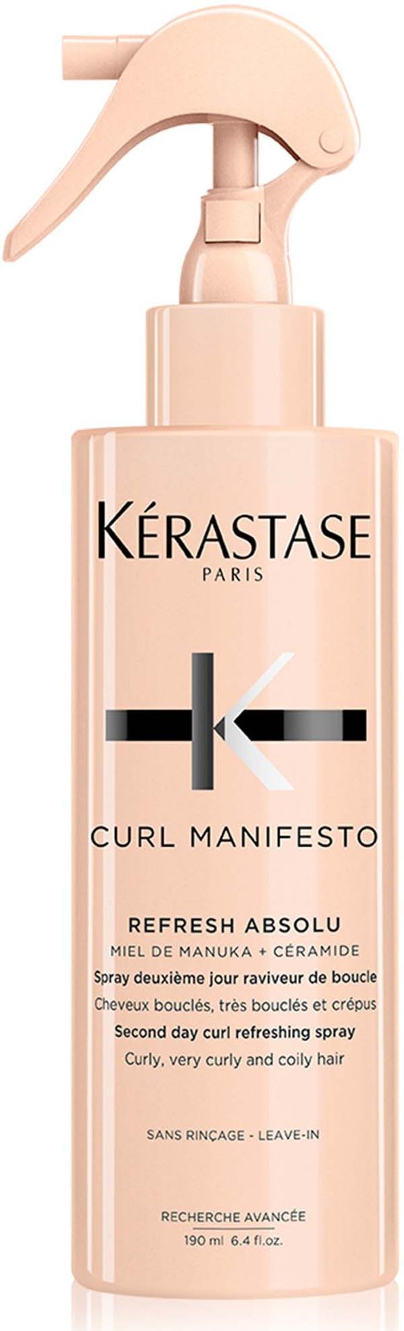 Kerastase Curl Manifesto Refresh Absolu spray odświeżający do włosów kręconych i falowanych 190 ml