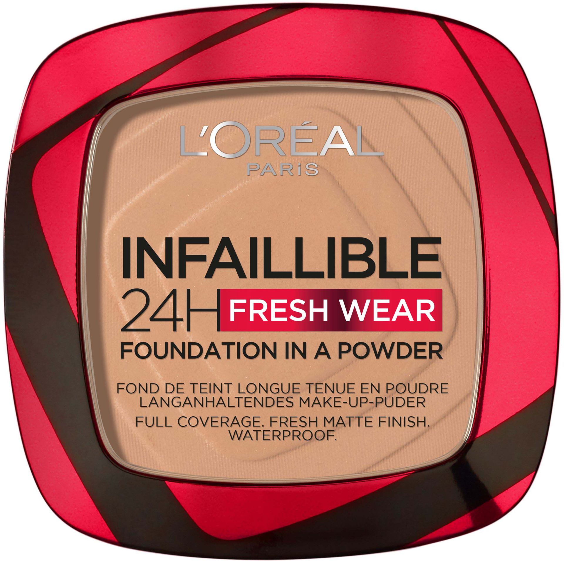L'Oréal Paris Infaillible 24H Fresh Wear puder do makijażu, 220, piaskowy, 53,4 g