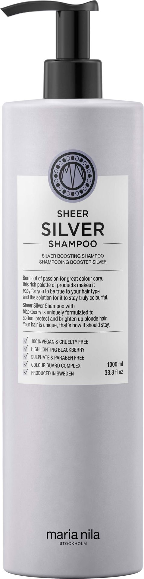 Maria Nila Sheer Silver szampon 1000ml MN-3643