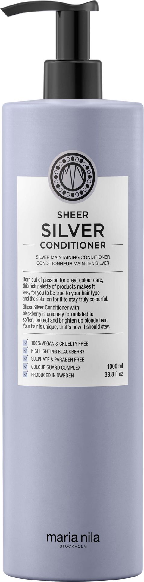 Maria Nila Maria nila Sheer Silver Conditioner, 1 L MN-3644