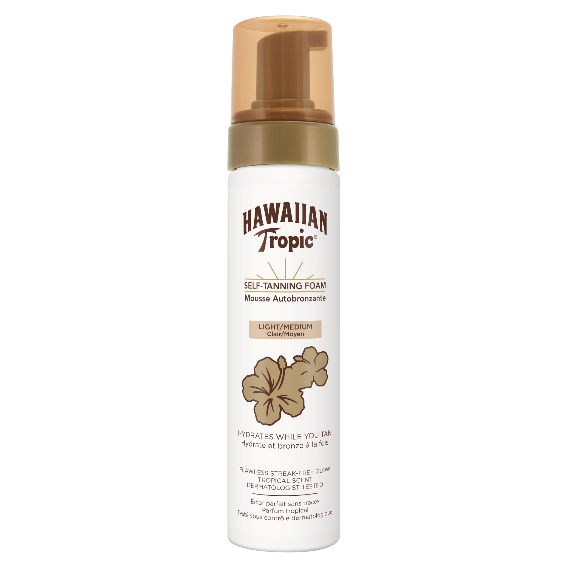 Hawaiian Tropic Samoopalacz w piance Light/Medium  200 ml