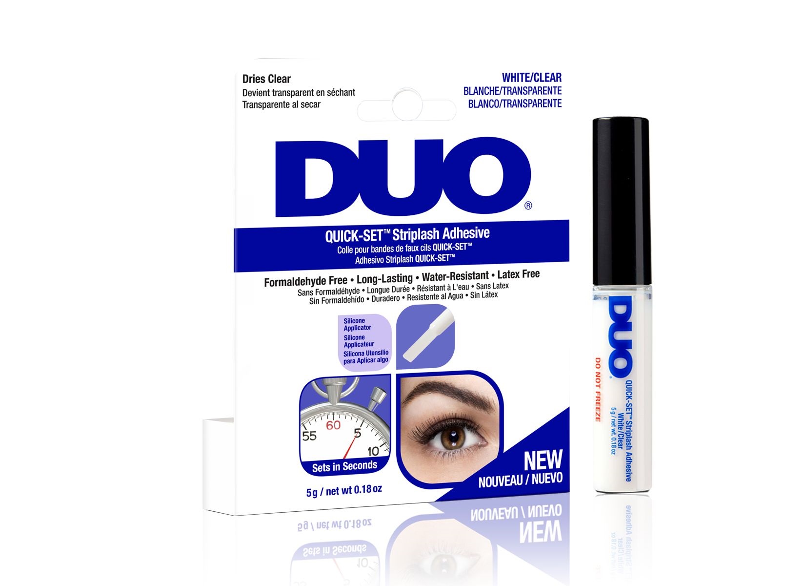 Zestaw Duo Quick-Strip Lash Adhesive White/Clear 5 G AII67583
