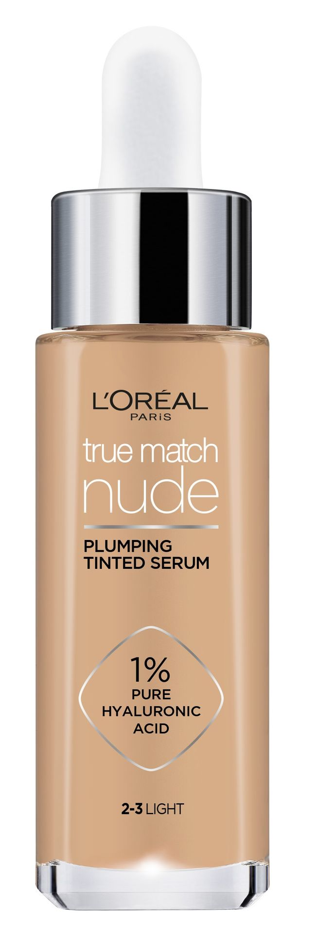 Loreal Paris Paris True Match Nude Plumping Tinted Serum serum do ujednolicenia kolorytu skóry odcień 2-3 Light 30 ml
