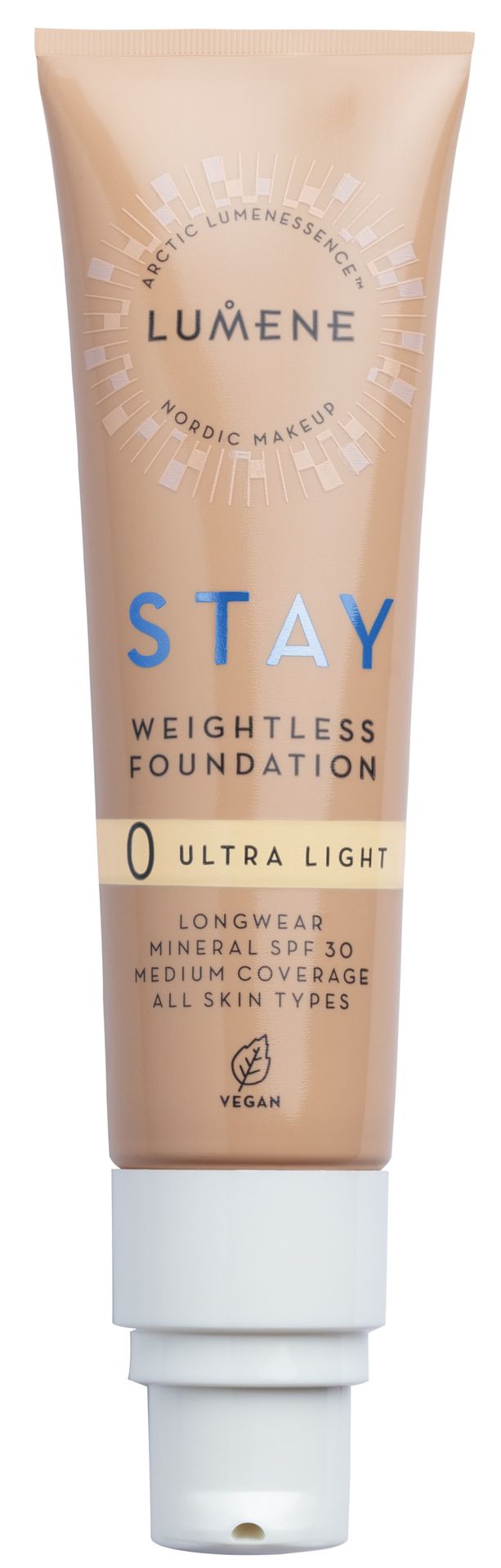 Lumene Lekki Długotrwały Podkład Stay 0 Ultra Light 30ml LU-7611