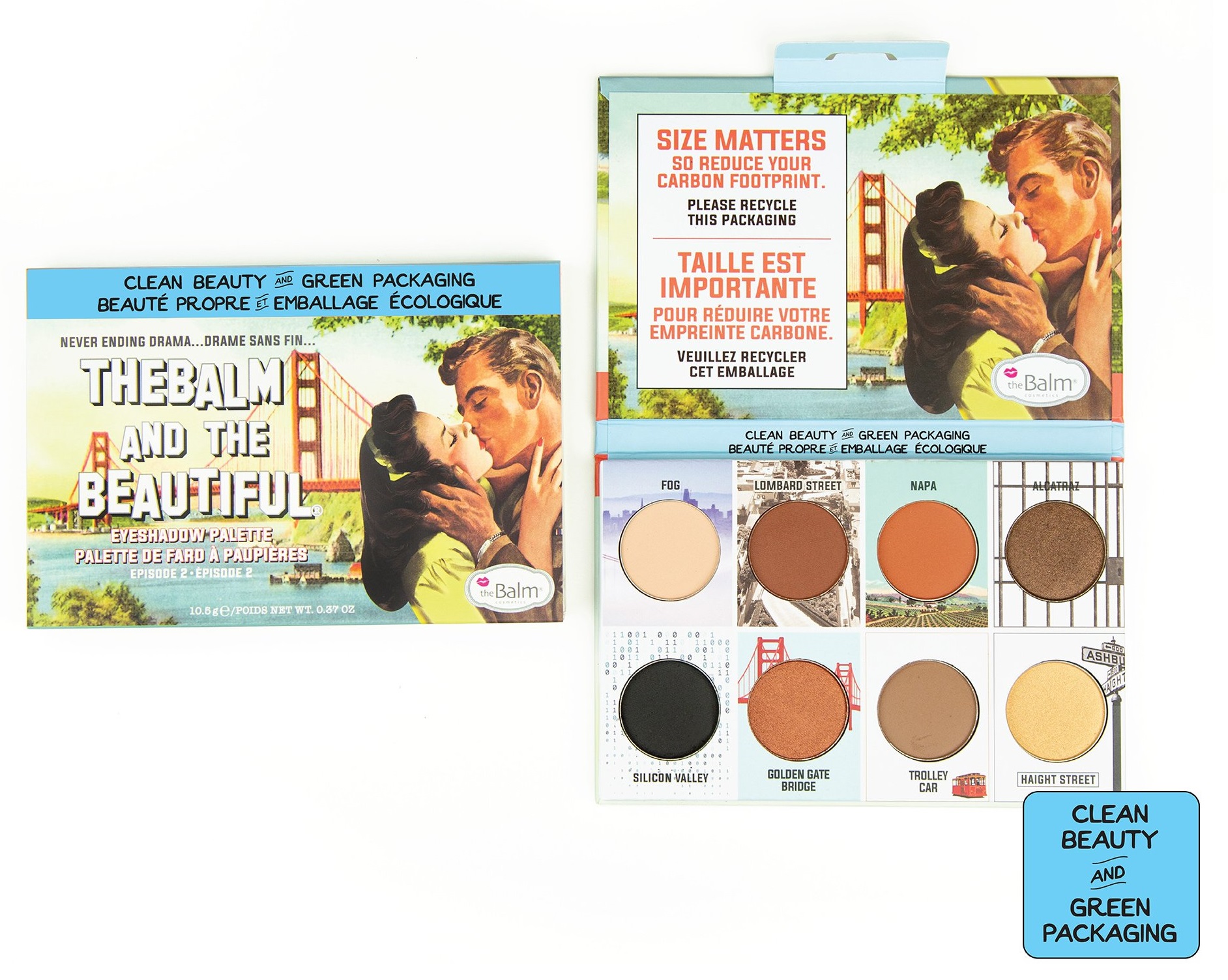 The Balm AND THE BEAUTIFUL Eyeshadows Palette - Paleta 8 cieni do powiek w kremie - Episode 2