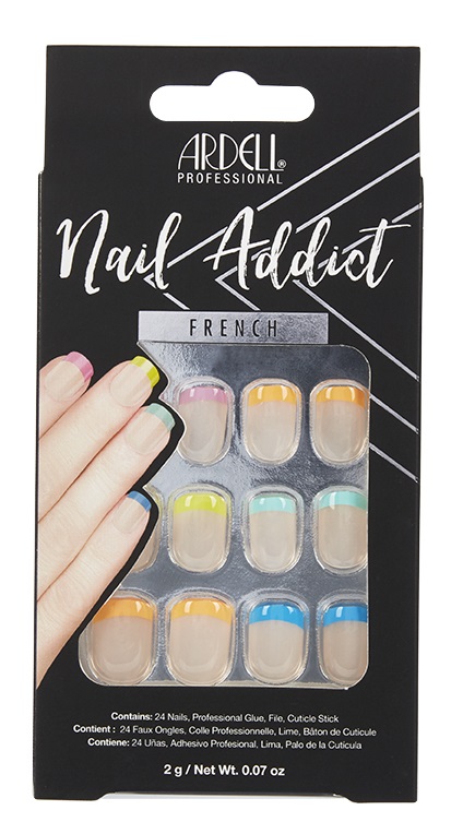 Ardell Nail Addict French Rainbow