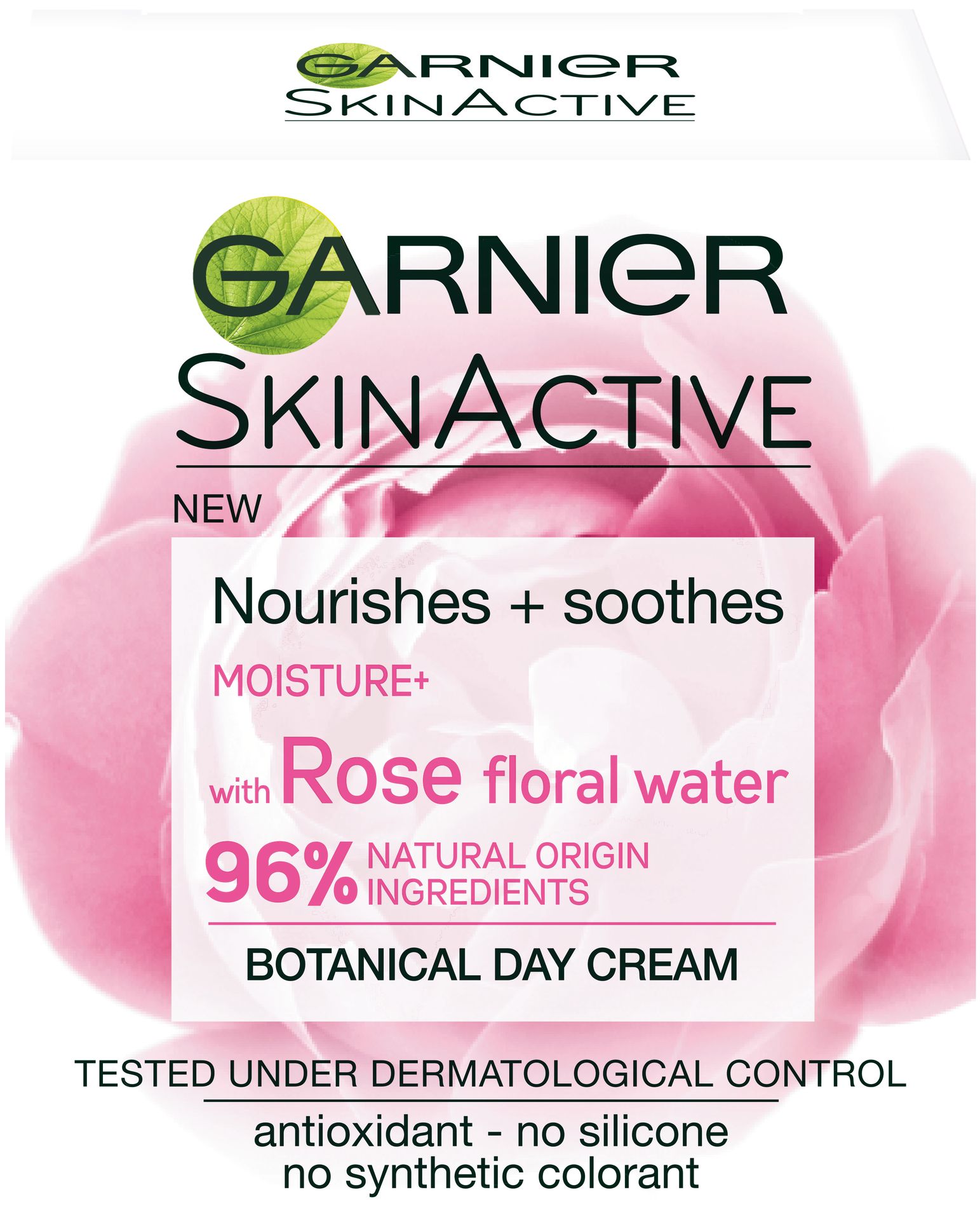 Garnier SkinActive Botanical Day Cream with Rose Floral Water 50 ml