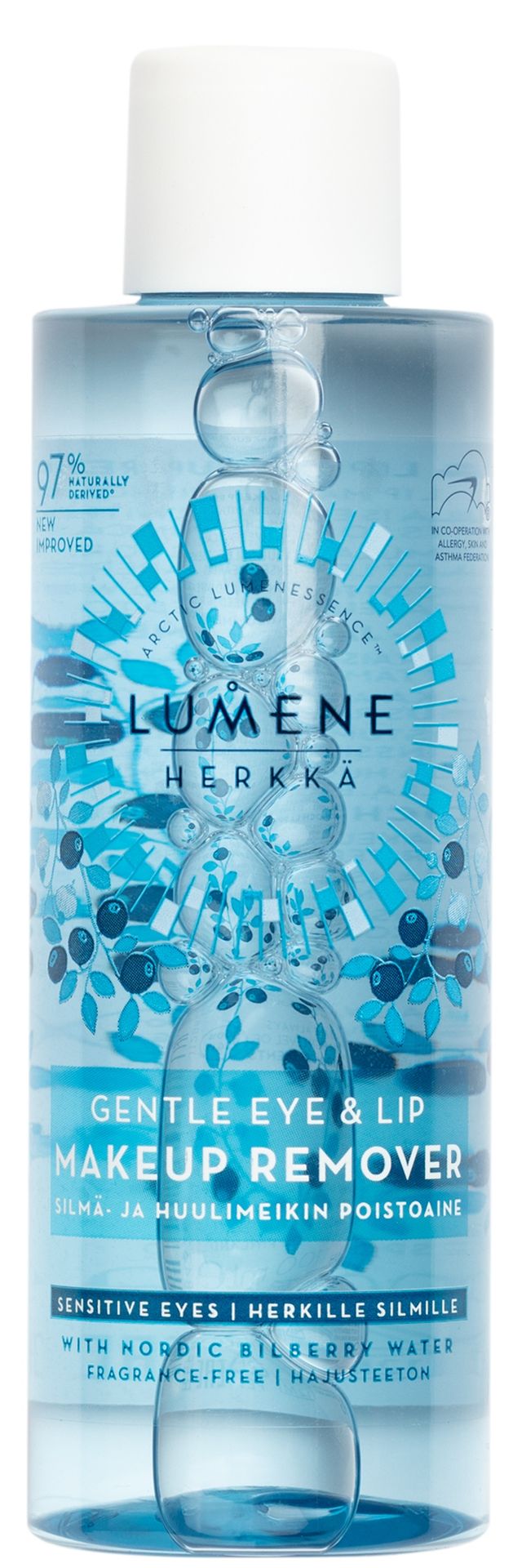 Lumene LUMENE - HERKKA - Gentle Eye & Lip Makeup Remover - Delikatny płyn do demakijażu oczu i ust - 100 ml